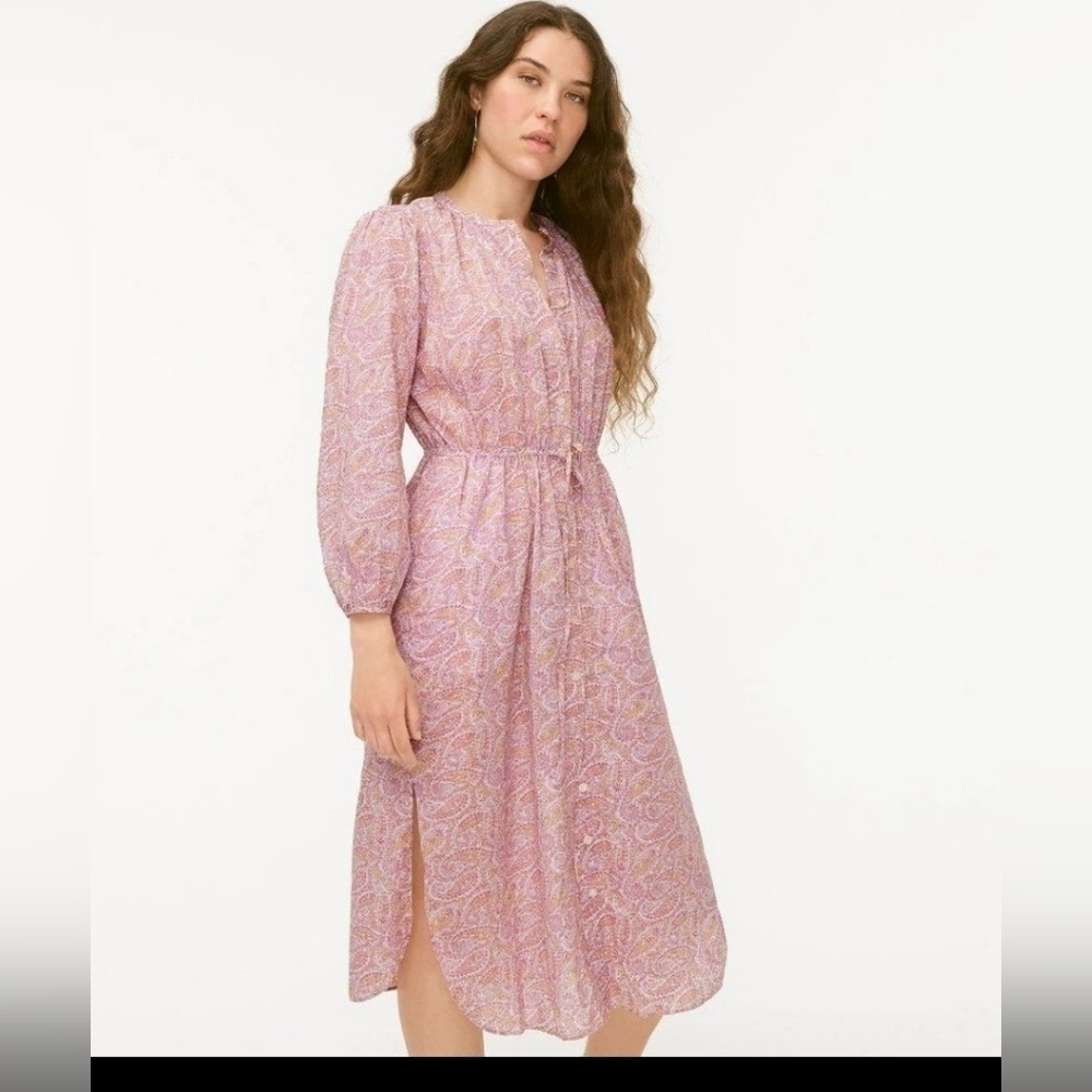 Nwt J. CREW FLORAL MAXI DRESS